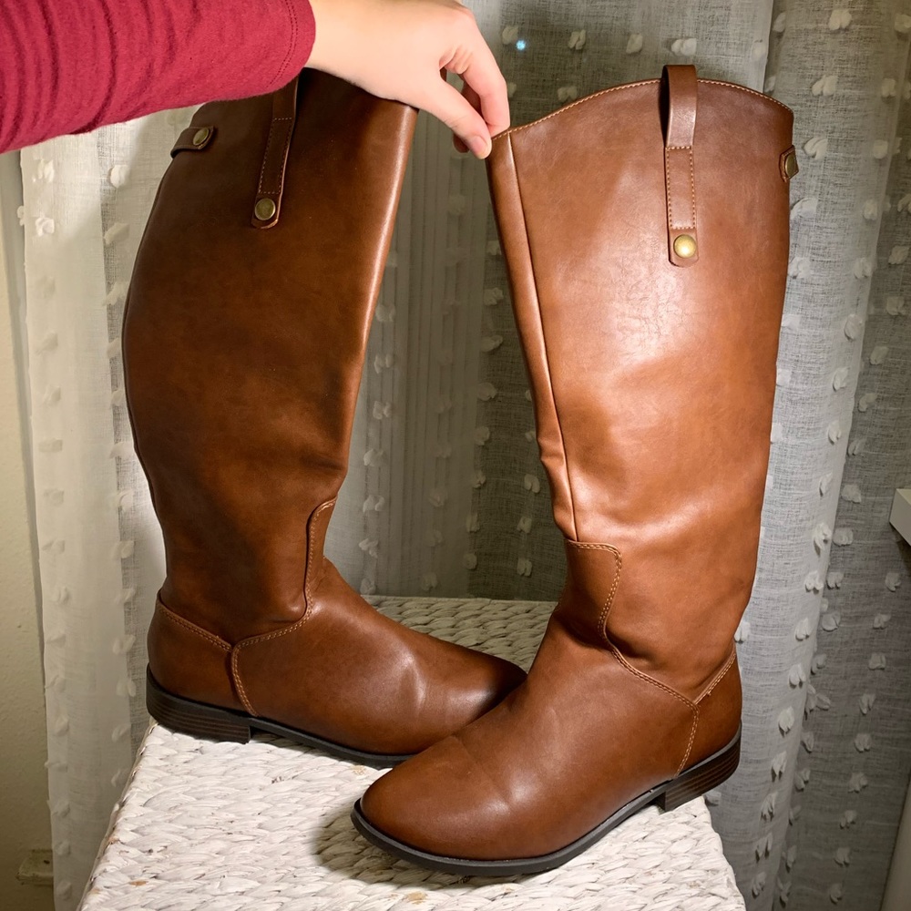 💛💛3/25$ Brown Tan Knee High Boots 🔥🔥🔥